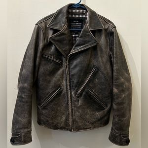 Lucky Brand | Distressed Leather Moto Jacket | Men’s Size M